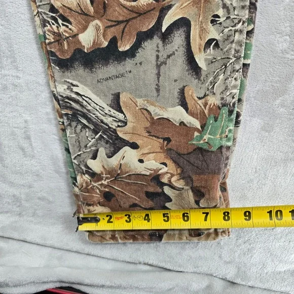 Wrangler Men's Advantage Camo Pants Size 34x34 Woodland Pattern Hunting Outdoor - Picture 7 of 12
